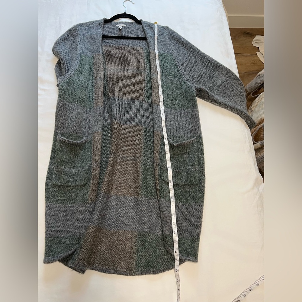 Halogen Color-Block Open Cardigan - Picture 6 of 6